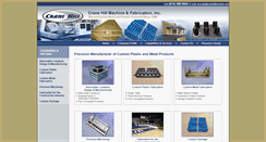 Desktop Screenshot of cranehillmachine.com